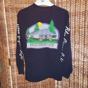 Blue Ginger Cafe Lanai City Hawaii Shirt  M